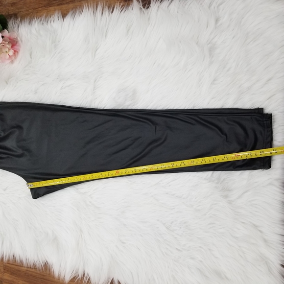 Black Faux Leather Leggings - Picture 11 of 15